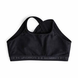 Under Armour Sports Bra Women’s Large Black Compression Athletic Bra